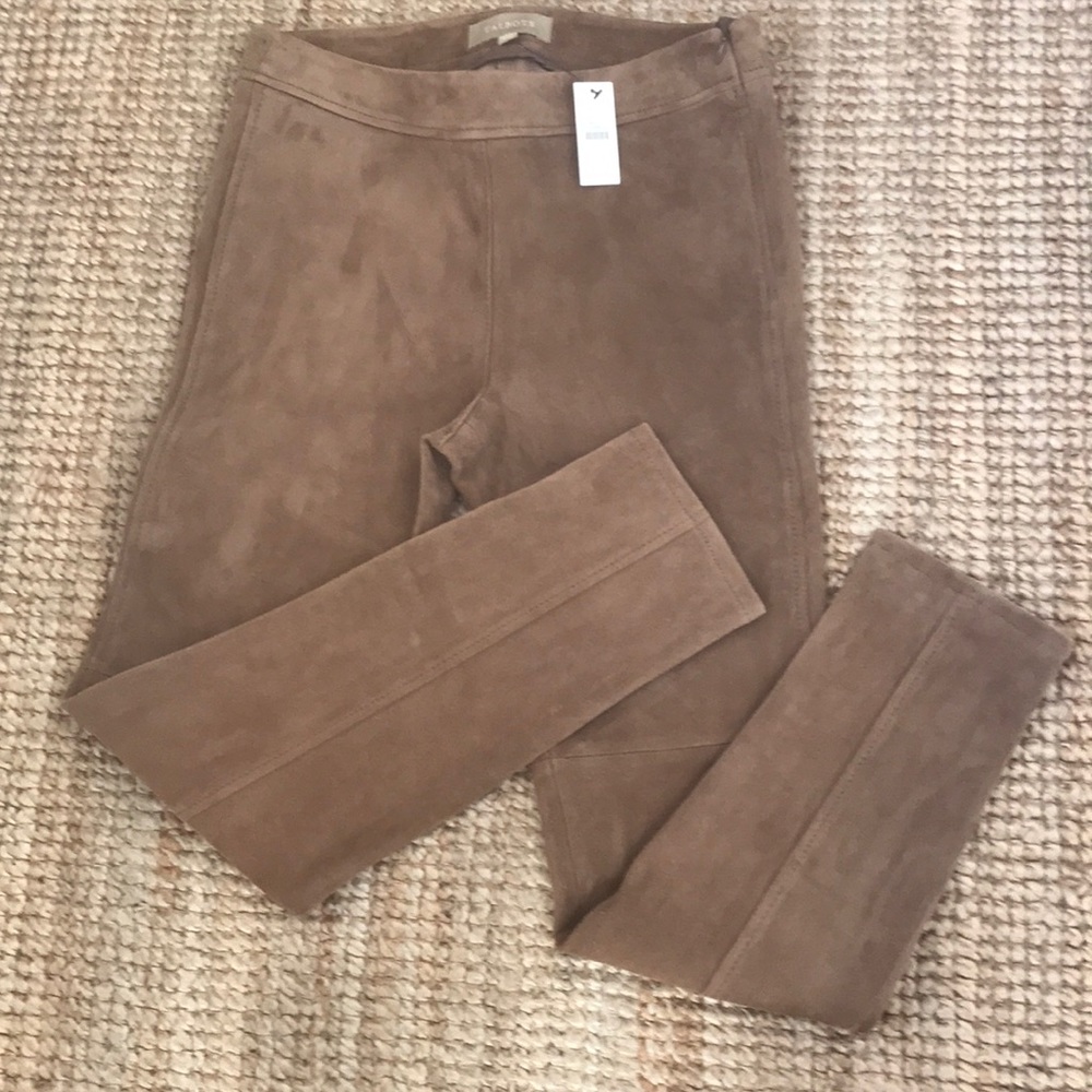 NEW Talbots Goat Suede slacks